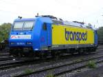 transped,TX-Logistik 185 518-8 im �hf der WHE.(05.10.2008)  ...