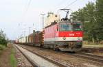 br-1044 1044 026 bei einem betriebsbedingten Halt mit dem G�terzug 54912 im Bahnhof Enns.