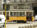 mailand-milano-strasenbahn Eine etwas �ltere Strassenbahn =) in Mailand am 05.09.2008.