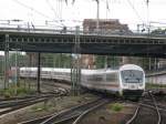 IC-Zuge und IC-Wagen IC2012 von Oberstdorf nach Leipzig Hbf.Am 05.10.08 bei der ausfahrt in Mannheim Hbf.