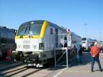 InnoTrans 2008 Von Siemens kommt die Lok 1860 der Belgischen Staatsbahn. Fotografiert am 28.09.08 auf der Innotrans.
