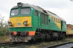 st44-m62 ST44-313 dagegen erstrahlt im neuen Farbkleid das LHS typisch ist.Zamosc am 15.09.08