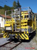 dienst--und-rangierloks Xm2/2 9912 am 28.9.08 in Davos Glaris.