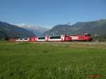 strecke-albulabahn-1-rei-fi Glacierexpress mit Ge4/4lll 646 am 28.9.08 bei Cazis.