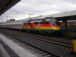 br-1116-vor-personenzugen 1116 036 (Deutschland-Taurus) vor dem K�nigssee in Hannover (5.10.08)