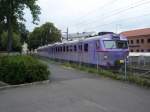 P�nktlich um 16.38 Uhr verl�sst der X11 Elektrotriebzug am 11.07.2007 ...