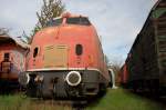 Ameisenperspektive: Die 1957 gebaute V 200 016 ex Am 4/4 ...