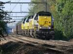 Dreiertraktion mit den SNCB-Loks ...  Dieter Schumacher 12.10.2008
