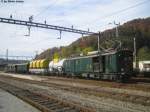 De 4/4 1679 macht am 12.10.08 nach seiner Bachtelrundfahrt einige ...
