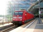101 104 steht am 28.09.08 mit einem IC im Hbf ...