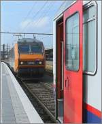 SNCF E-Lok 26145 setzt sich am 28.07.08 im Bahnhof von ...