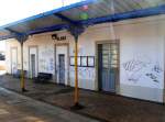 Algoz/Algarve, 31.01.2005, das Bahnhofsgeb�ude ...  Reinhard Zabel 16.10.2008