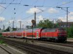 Die 218 437 mit der RB von M�hldorf nach M�nchen ...