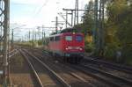 140 671 kommt am 17.10.2008 Lz durch Hamburg-Harburg und holt ...