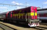 Diesellok mit der Betriebsnummer 742 286-8 der Bahngesellschaft ZSR.
Bahnhof Zvolen ...