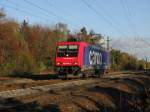 482 044 der SBB Cargo am 20.10.2008 in Haar (bei ...