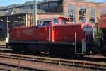 Railion 295 093 rangiert in bahnhof Lingen am 20/10/08.  ...