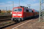 111 136 am 20/10/08 in bahnhof Rheine  ...