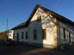 Der Bahnhof Berthelsdorf im ...  Bj�rn G. Dietrich 22.10.2008