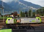 Am 16.08.2008 sonnte sich die Re 485 003 vor ...