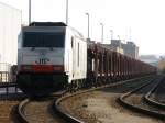 285 106-1 der ITL geniest die Ruhe im Dresdner-Alberthafen.18.10.08.  ...