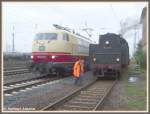Anl�sslich des 150j�hrigen Jubil�ums der Hessischen Ludwigsbahn gab es am ...
