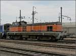 Am 22.06.08 war die SNCF Diesellok BB 63077 im Vorfeld ...