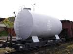 Dieser sch�ne Wasserwagen ist im Bahnhof Freital Hainsberg zu sehen. ...
