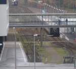 Im F�hrhafen Puttgarden rangiert am 18.10.2008 ein d�nischer IC3-Triebwagen, um ...