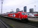 br-185-private Ausfahrt Dortmund Hbf.,HGK 185 585-7 mit SDZ nach K�ln Hbf.
(26.10.2008)