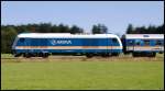 BR 223 Mitzieher der 223 063 mit ihrem ALEX-Zug nach M�nchen Hbf. Aufgenommen am 18.08.2008 bei St.Alban.