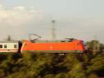BR 101 Lokportraits 101 055-2 erreicht in K�rze mit IC 2026 Frankfurt(Main)Hbf - Hamburg-Altona K�ln Hbf. 29.10.08
