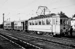 rnv-oeg-heidelberg-ludwigshafen-mannheim Erinnerungen an eine Sonderfahrt mit der OEG am 30. Oktober 1965: Sonderzug bestehend aus ET 13 und den Beiwagen 112 und 131 in Edingen.
