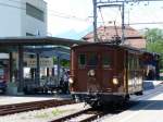 BOB - Oldtimer HGe 3/3 24 bei Rangierarbeiten in Interlaken ...