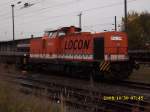bergen-rugen LOCON-Lok 211 am 30.10.2008 in Bergen/R�gen.