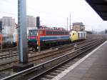 PE Cargo 109 028-1 und die Dispolok der Prignitzer Eisenbahn ...