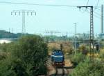 Infra Leuna InfraLeuna 131 auf der Fahrt in den Chemiepark Leuna; 02.09.2008