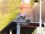 �berwachungskameras im Haltepunkt Wesenstein am 18.10.08.  ...