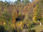Tunnel zwischen Wesenstein und K�ttewitz, Blick Richtung Heidenau am 03.10.08. ...