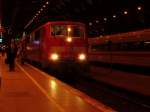 111 150-9 steht mit RE 9 nach Siegen in K�ln ...