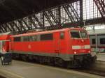 111 086-5 steht mit 6 DoStos in K�ln Hbf. 30.10.08 ...