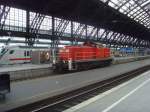 BR 294 294 714-1 'dieselt' am 30.10.08 durch den K�lner Hauptbahnhof. 