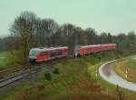 RB 16403 von Gera nach Altenburg und 2 612-Triebwagen als ...