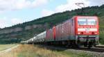 MEG 606 und eine weitere ehemalige DB 143 fahren gemeinsam ...