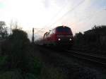 218 413-3 zieht am 31.10.08 den RE 21572 von Hamburg ...