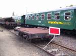 Ein SKL Beiwagen am 03.10.08 im Bahnhof Freital Hainsberg.  ...