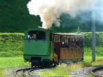 SPB Schynige-Platte-Bahn SPB - Dampfzug unterwegs in Wilderswil am 16.08.2008