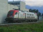 buchs-sg 1016 047 (Wiener St�dtische Versicherung) abgestellt im Bahnhof Buchs/SG