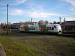 VT 106 der S�dth�ringenbahn verl�sst Sonneberg in Richtung Neuhaus/Rwg. 01.11.2008 ...