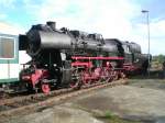 br-52--kriegslok-52-drg-dr-db--nicht-052-db- 52 8079 am 06.08.2008 bei der NEG in Nieb�ll.